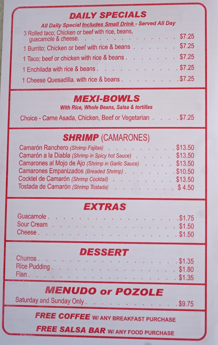 El Forastero Mexican Food Menu - Image 6